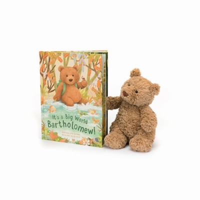 Jellycat It's a Big World Bartholomew and Bartholomew Bear Medium Australia | 941803OKI